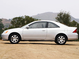 Honda Civic Coupe US-spec 2001–03 photos