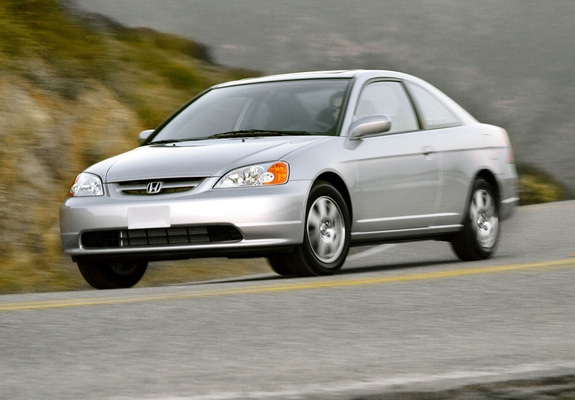 Honda Civic Coupe US-spec 2001–03 pictures