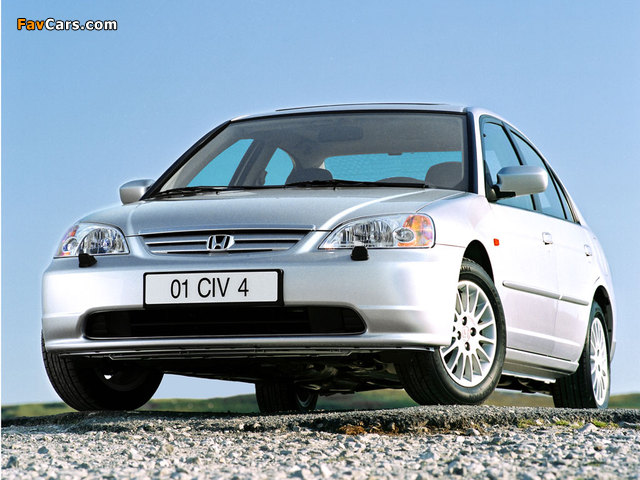 Honda Civic Sedan 2001–03 pictures (640 x 480)