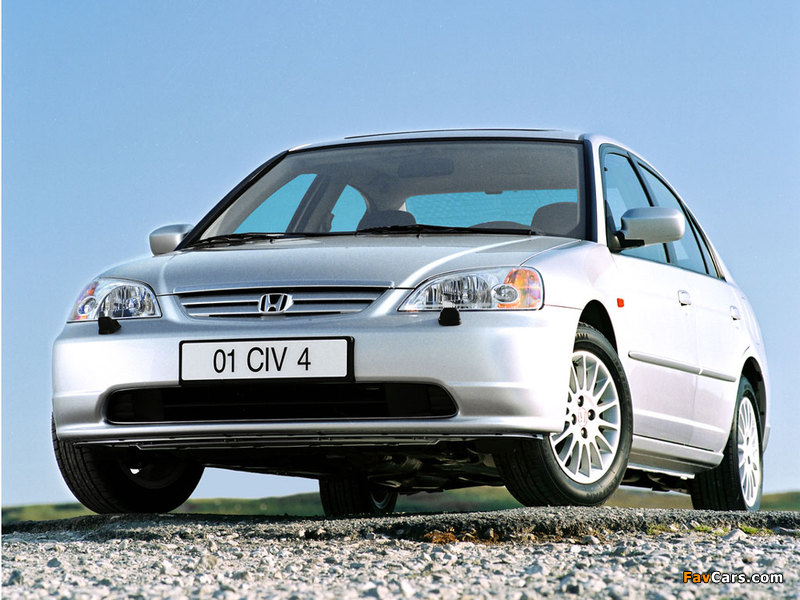 Honda Civic Sedan 2001–03 pictures (800 x 600)
