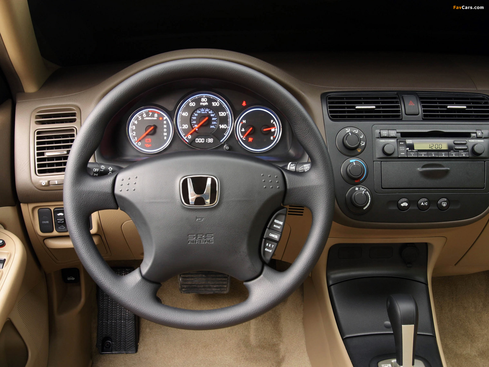 Honda Civic Sedan US-spec 2001–03 pictures (1600 x 1200)