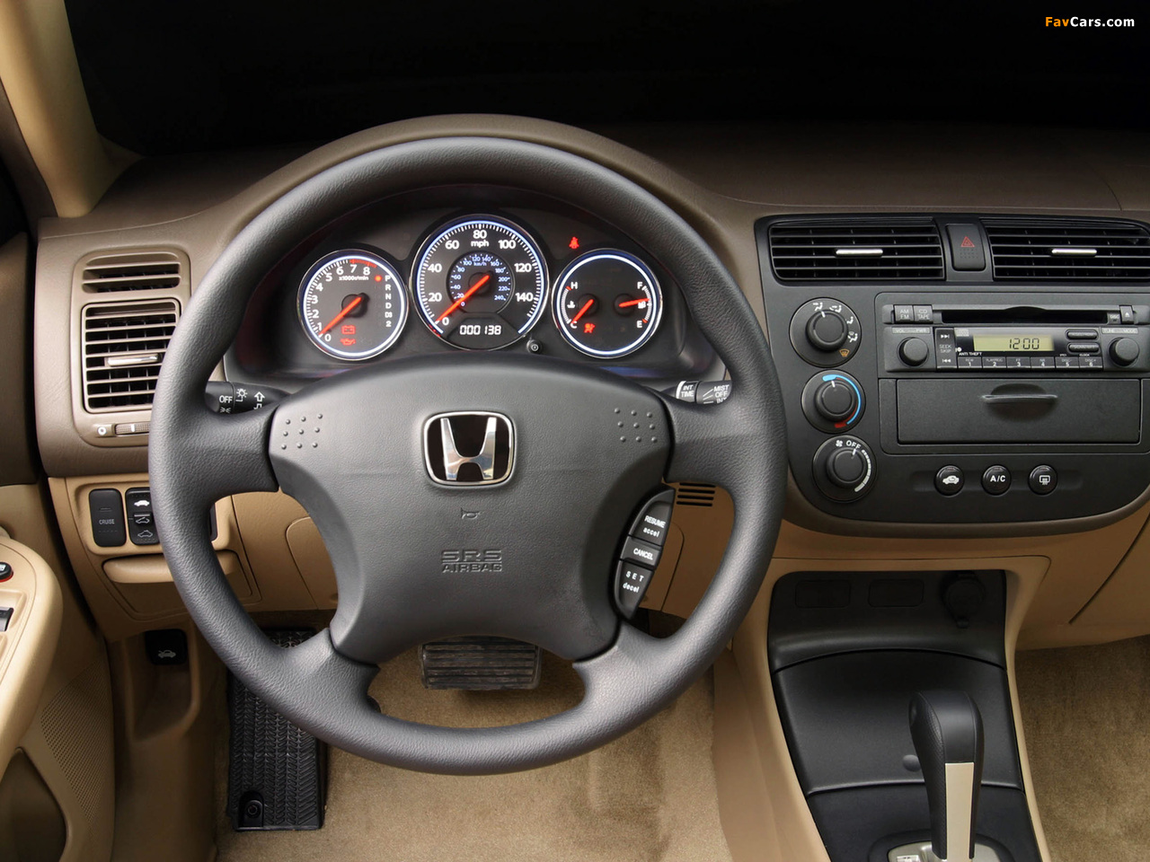 Honda Civic Sedan US-spec 2001–03 pictures (1280 x 960)