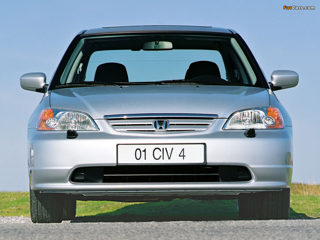 Honda Civic Sedan 2001–03 wallpapers (1024 x 768)