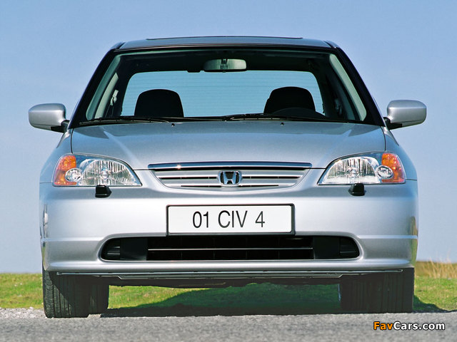 Honda Civic Sedan 2001–03 wallpapers (640 x 480)