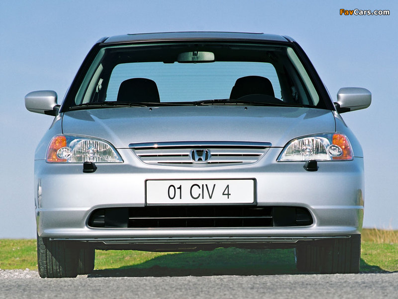 Honda Civic Sedan 2001–03 wallpapers (800 x 600)