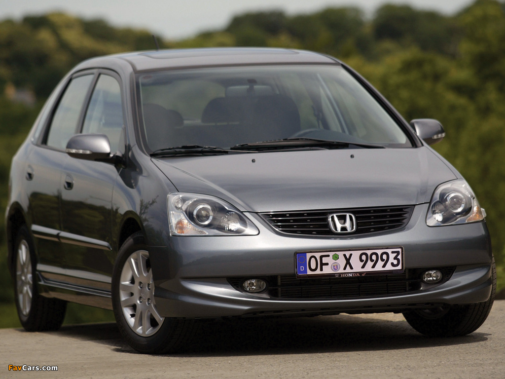 Honda Civic 5-door (EU) 2003–05 images (1024 x 768)