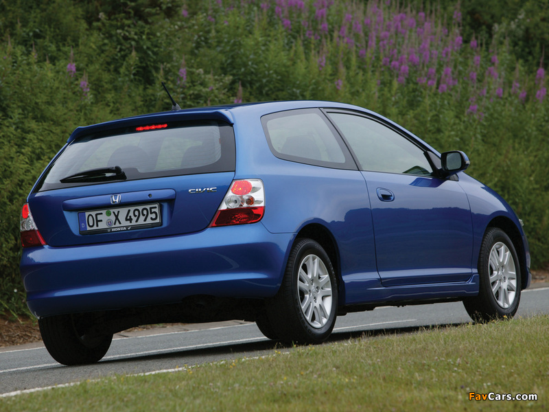 Honda Civic 3-door (EU) 2003–05 images (800 x 600)