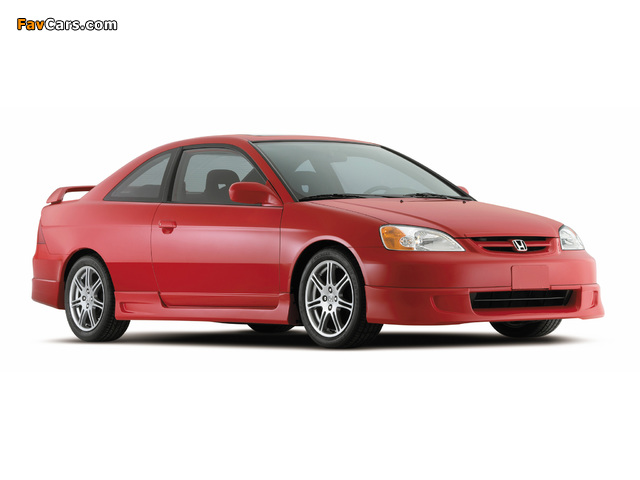 Honda Civic Coupe Factory Performance Package 2003 images (640 x 480)