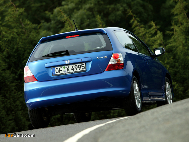 Honda Civic 3-door (EU) 2003–05 images (640 x 480)