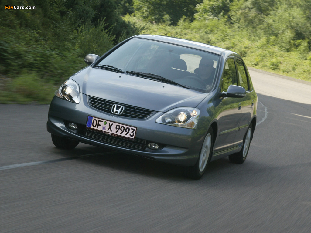 Honda Civic 5-door (EU) 2003–05 images (1024 x 768)