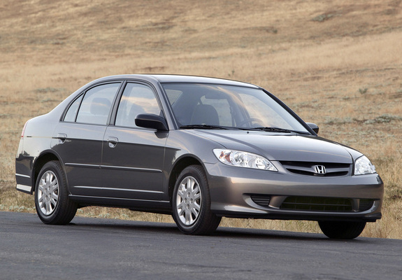 Honda Civic Sedan US-spec 2003–06 photos