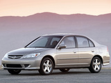Honda Civic Sedan US-spec 2003–06 photos