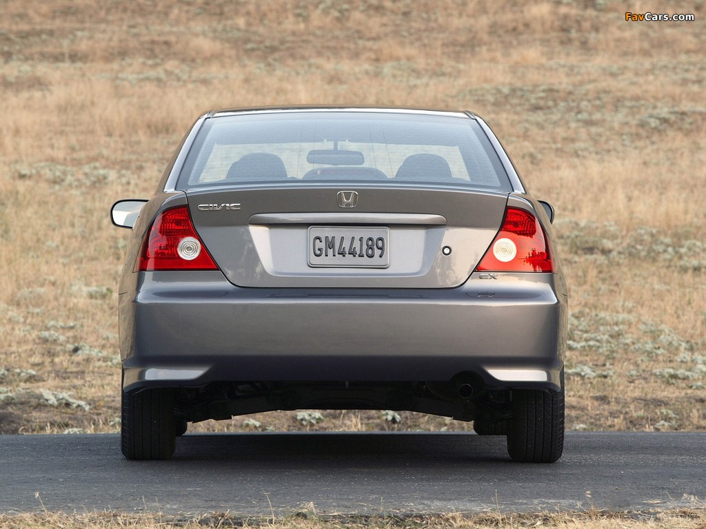 Honda Civic Coupe US-spec 2003–06 pictures (1024 x 768)