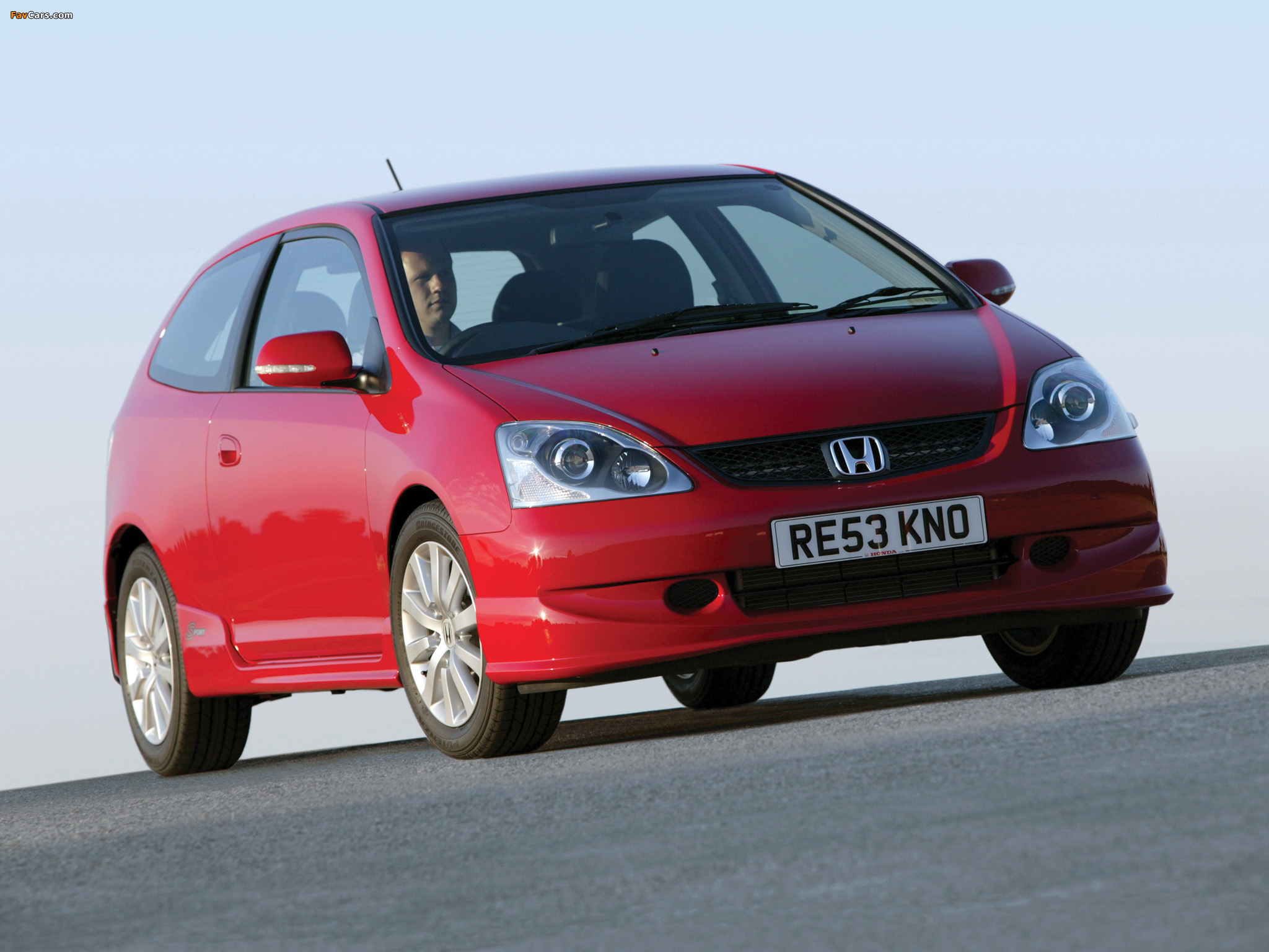 Honda Civic Sport UK-spec (EU) 2003–05 wallpapers (2048 x 1536)