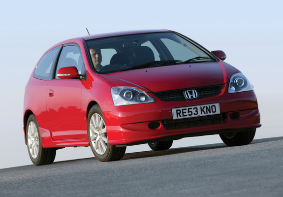 Honda Civic Sport UK-spec (EU) 2003–05 wallpapers