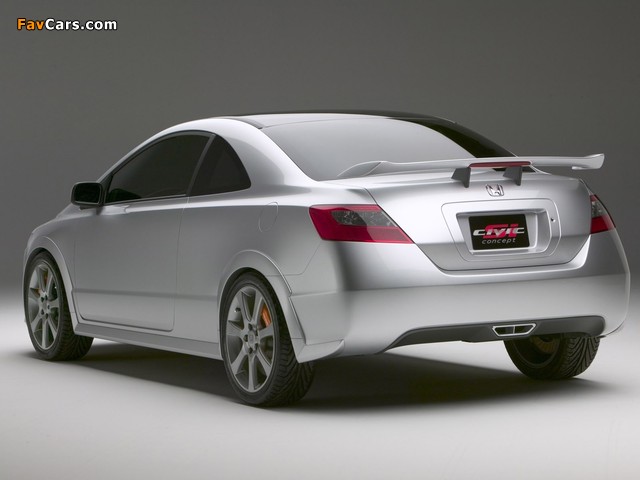 Honda Civic Si Concept 2005 photos (640 x 480)