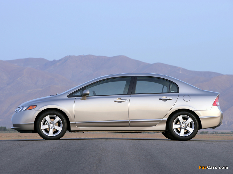 Honda Civic Sedan US-spec 2006–08 images (800 x 600)