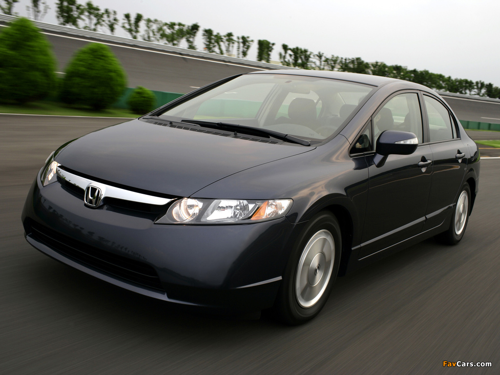 Honda Civic Hybrid US-spec 2006–08 images (1024 x 768)