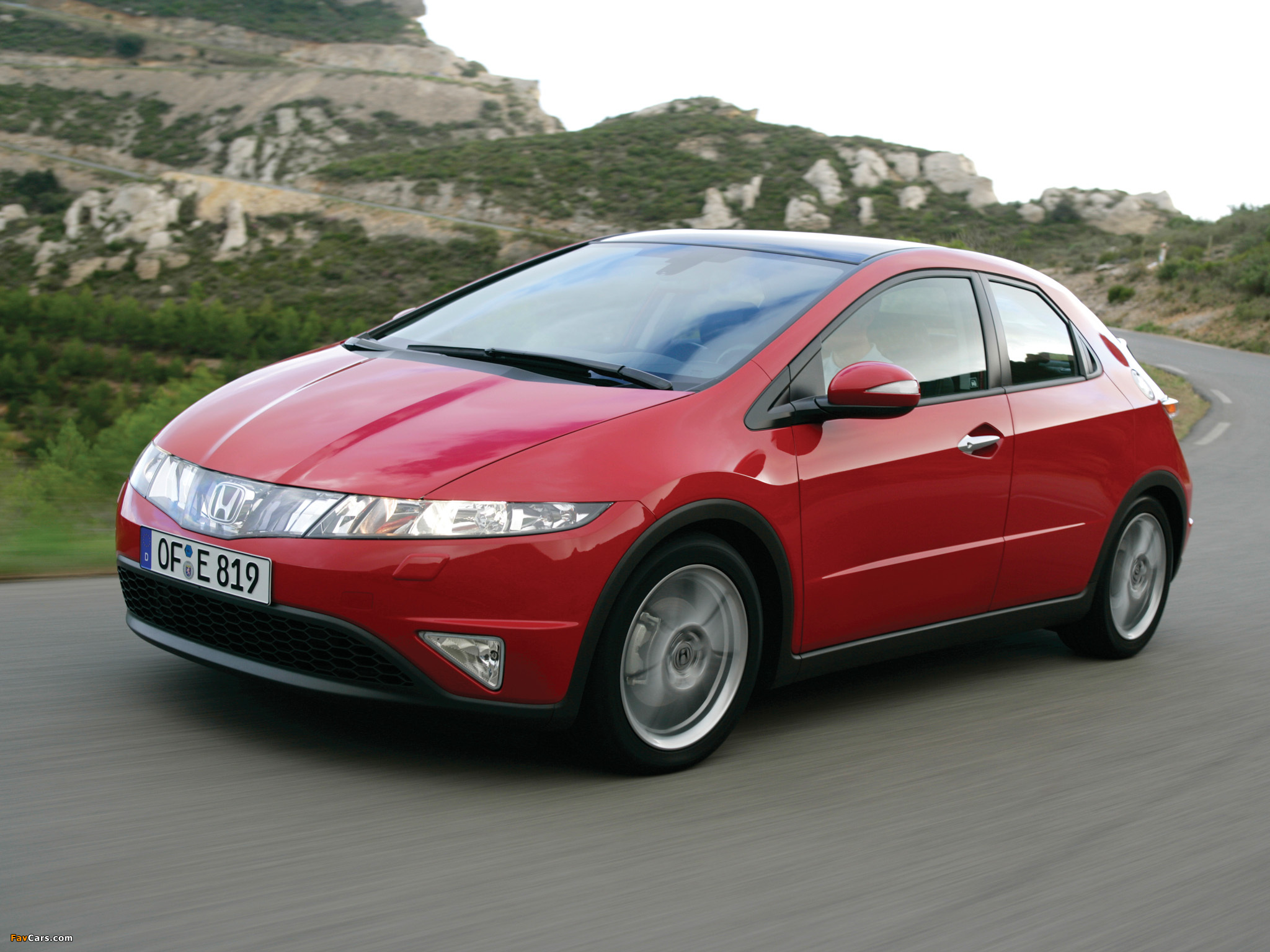 Honda Civic Hatchback (FN) 2006–08 images (2048 x 1536)