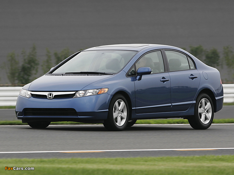 Honda Civic Sedan US-spec 2006–08 images (800 x 600)