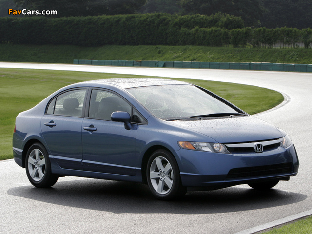 Honda Civic Sedan US-spec 2006–08 images (640 x 480)