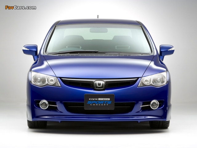 Honda Civic Hybrid Sports Concept 2006 images (640 x 480)