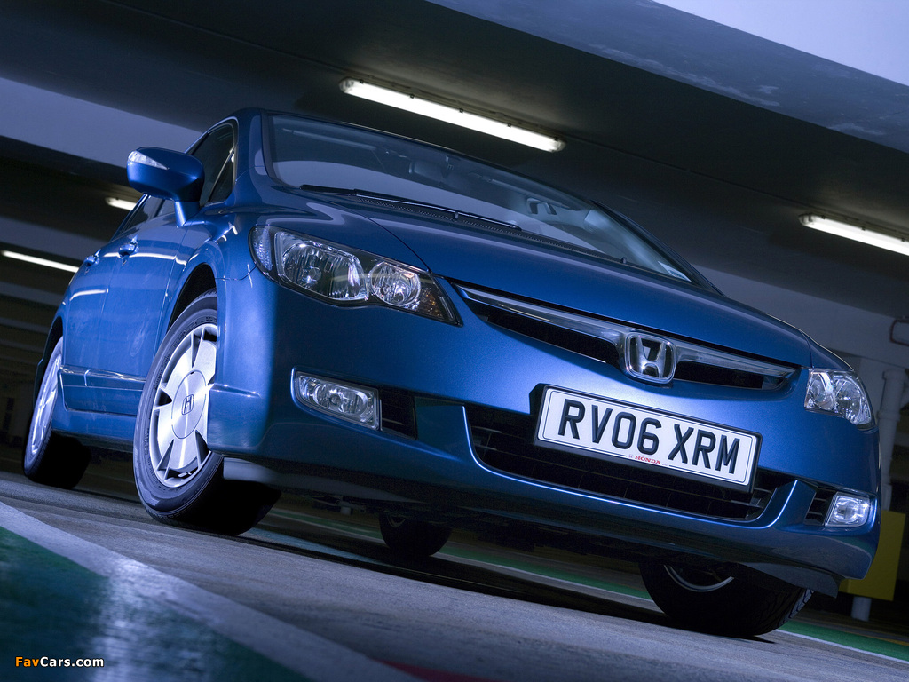Honda Civic Hybrid UK-spec (FD3) 2006–08 photos (1024 x 768)