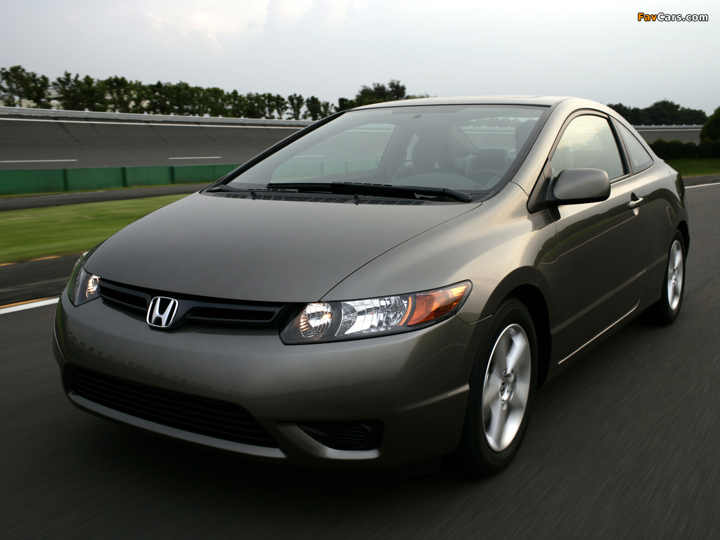 Honda Civic Coupe 2006–08 photos (1024 x 768)