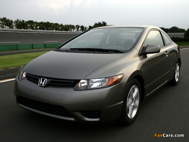Honda Civic Coupe 2006–08 photos (640 x 480)