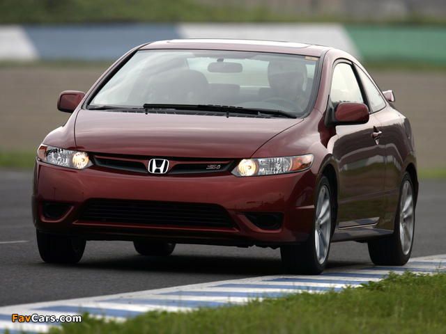 Honda Civic Si Coupe 2006–08 pictures (640 x 480)