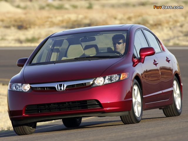 Honda Civic Sedan US-spec 2006–08 pictures (640 x 480)