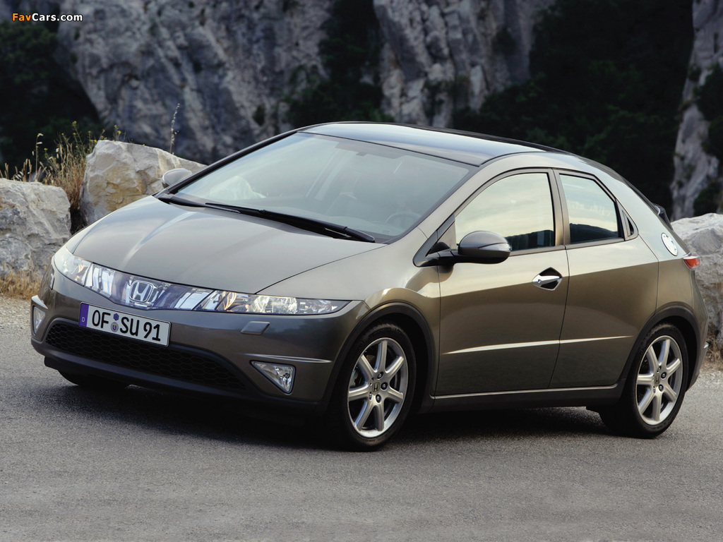 Honda Civic Hatchback (FN) 2006–08 pictures (1024 x 768)