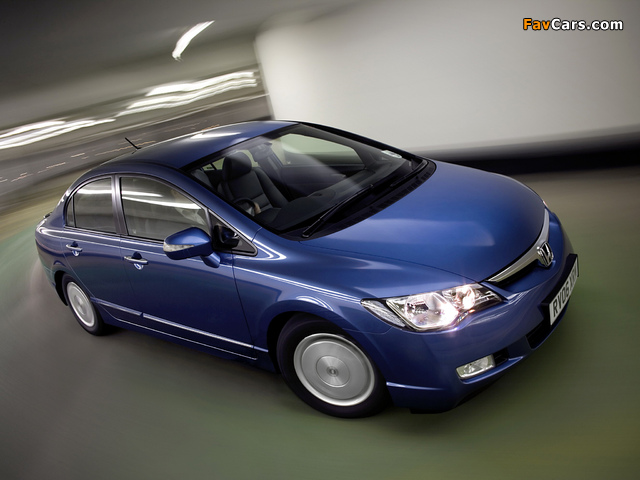 Honda Civic Hybrid UK-spec (FD3) 2006–08 wallpapers (640 x 480)