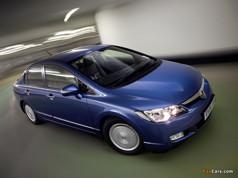 Honda Civic Hybrid UK-spec (FD3) 2006–08 wallpapers (800 x 600)