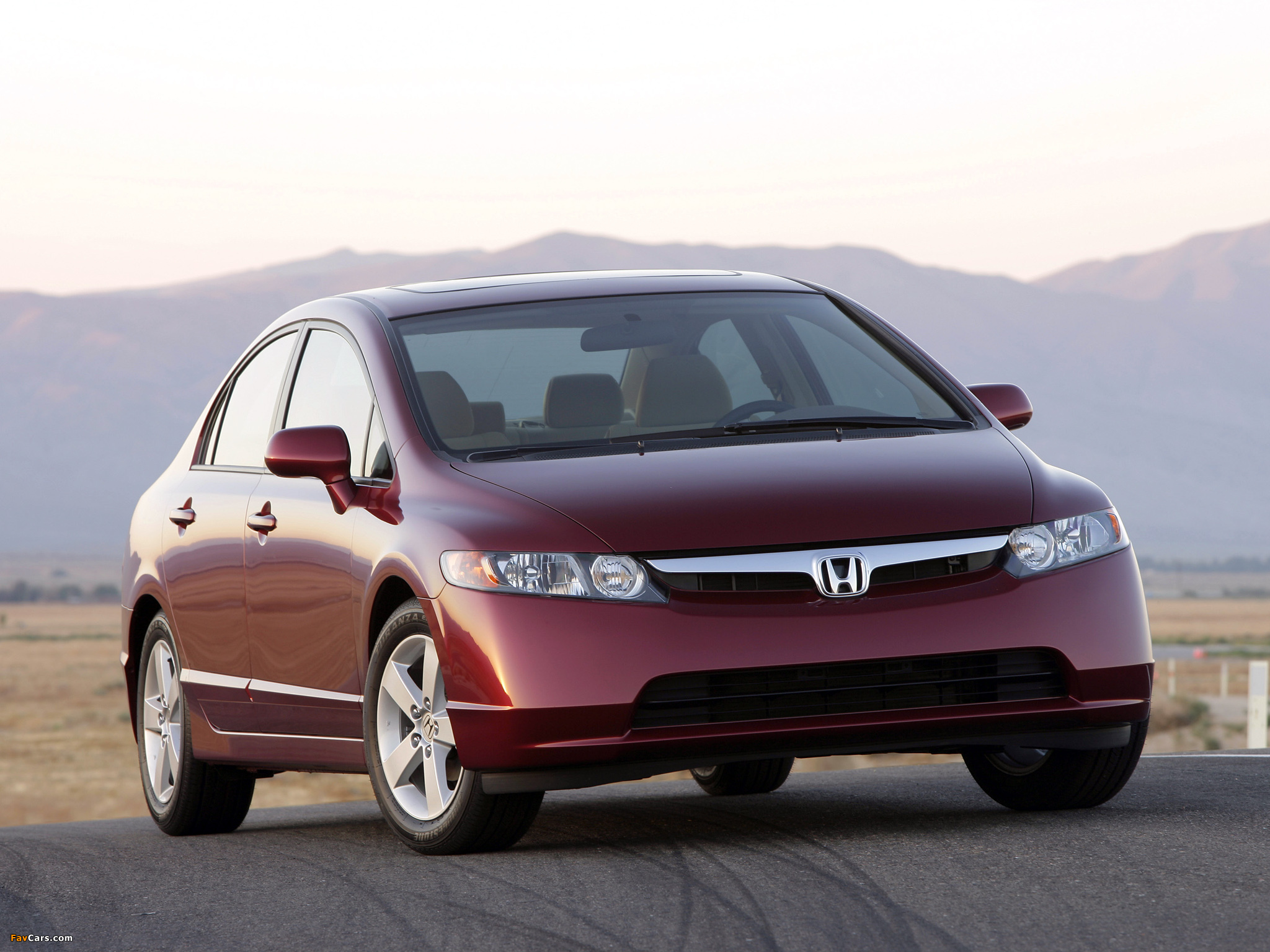 Honda Civic Sedan US-spec 2006–08 wallpapers (2048 x 1536)