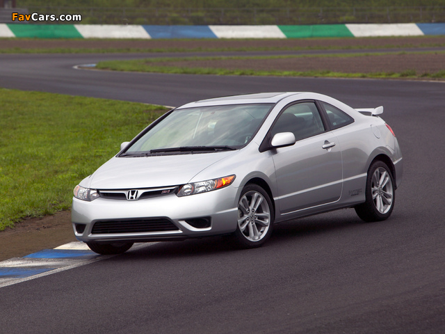 Honda Civic Si Coupe 2006–08 wallpapers (640 x 480)