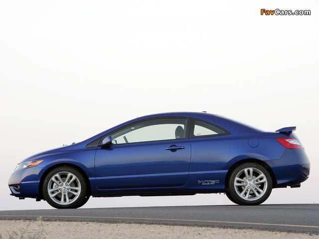 Honda Civic Si Coupe 2006–08 wallpapers (640 x 480)