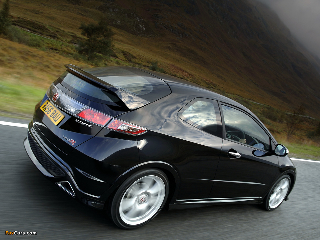 Honda Civic Type-R UK-spec (FN2) 2007–08 photos (1024 x 768)