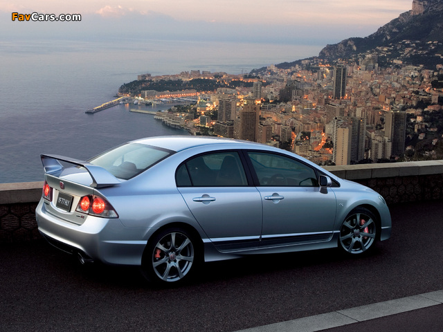 Honda Civic Type-R Sedan (FD2) 2007–08 photos (640 x 480)