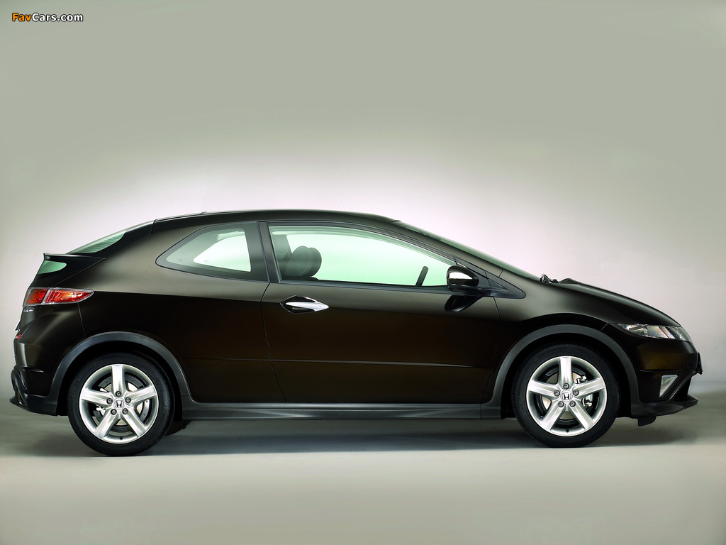 Honda Civic Type-S UK-spec (FN) 2007–08 photos (1024 x 768)