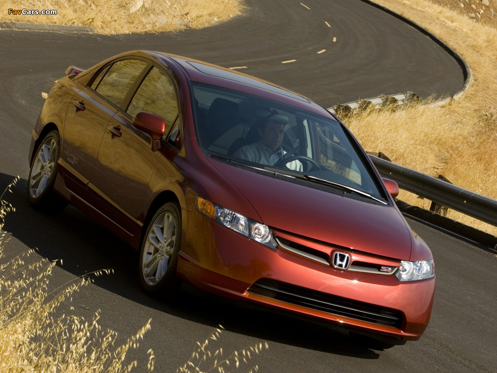 Honda Civic Si Sedan 2007–08 pictures (1024 x 768)