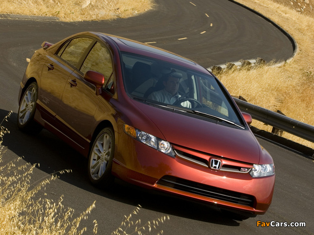 Honda Civic Si Sedan 2007–08 pictures (640 x 480)