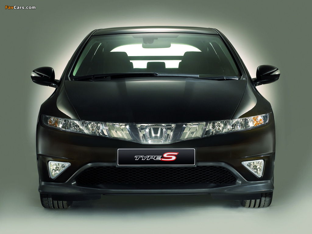 Honda Civic Type-S UK-spec (FN) 2007–08 pictures (1024 x 768)