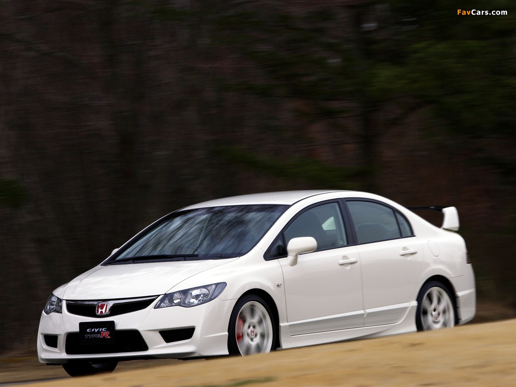 Honda Civic Type-R Sedan (FD2) 2007–08 pictures (1024 x 768)