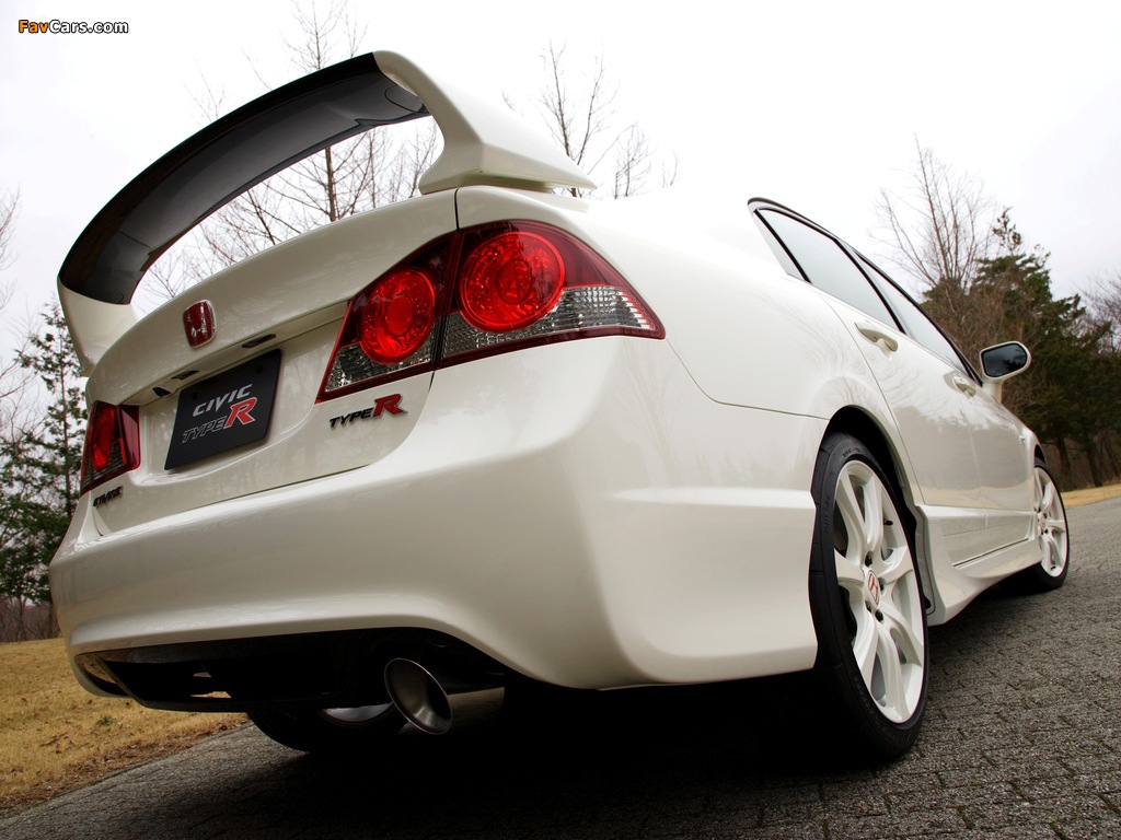 Honda Civic Type-R Sedan (FD2) 2007–08 wallpapers (1024 x 768)