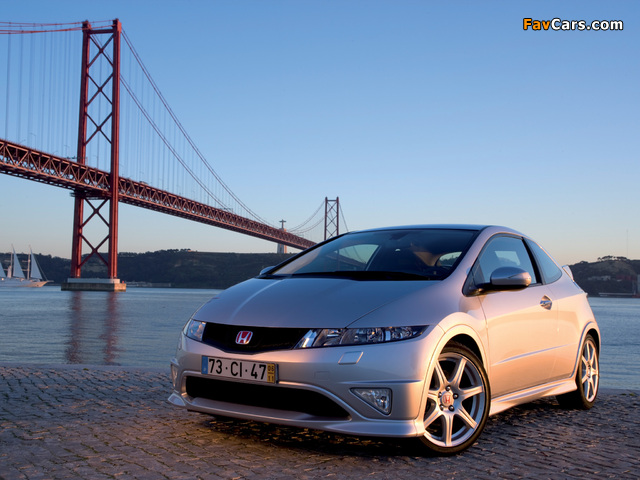 Honda Civic Type-R (FN2) 2007–08 wallpapers (640 x 480)