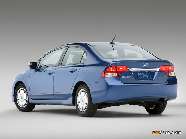 Honda Civic Hybrid US-spec 2008–11 images (640 x 480)