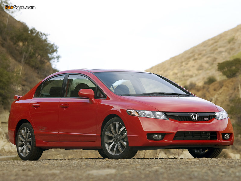 Honda Civic Si Sedan 2008–11 photos (800 x 600)