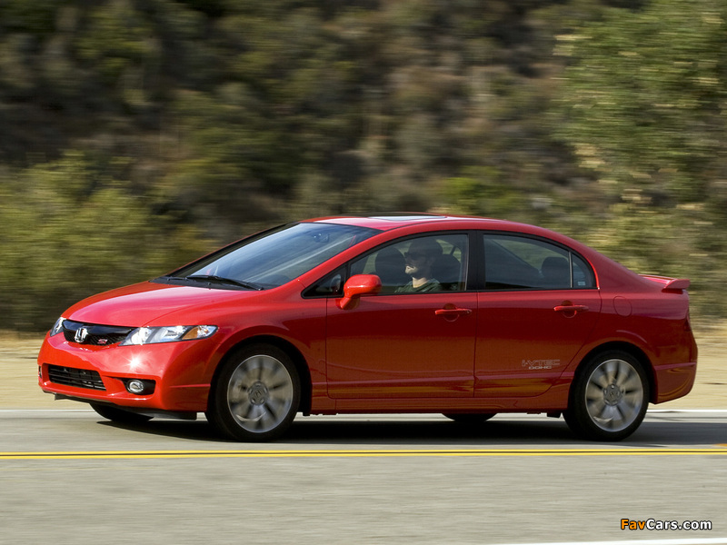 Honda Civic Si Sedan 2008–11 photos (800 x 600)