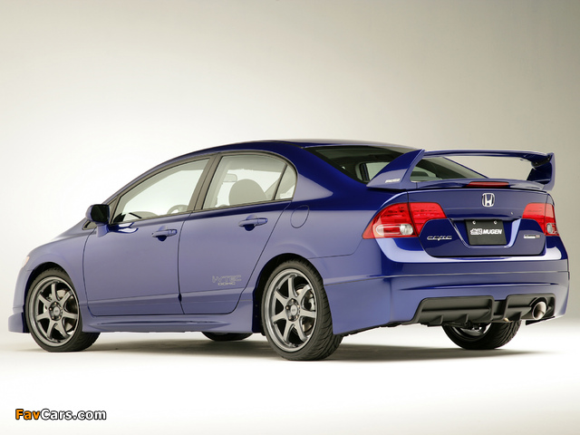 Mugen Honda Civic Si Sedan 2008 wallpapers (640 x 480)